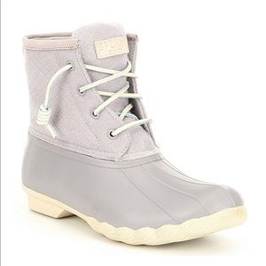 Sperry Saltwater Emboss Wool Duck Rain Boot 7